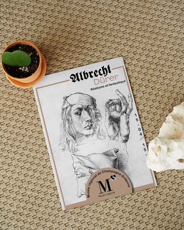 Carton de présentation — exposition Albrecht Dürer, travail fictif